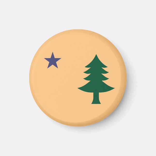 Imán Bandera histórica de Maine (1901-1909) (Frente)