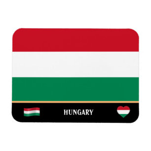 Imán Bandera húngara y viaje al país de Hungría / Hungr