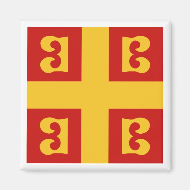 Imán Bandera Imperial Bizantina, siglo XIV (Frente)