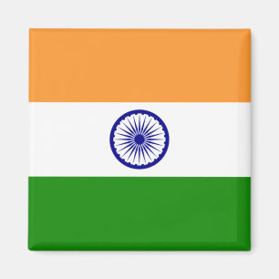 Imán Bandera india (India) (país del Asia meridional) (