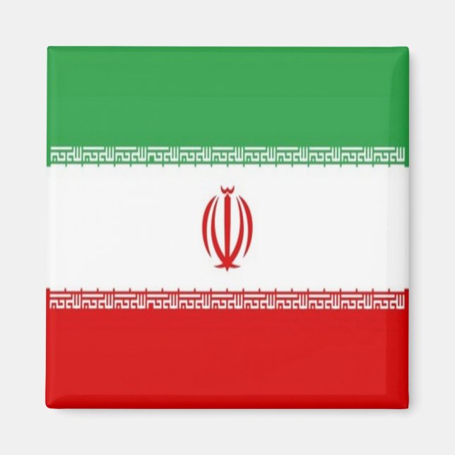Imán Bandera iraní zIR001 Irán, Fridge (Frente)