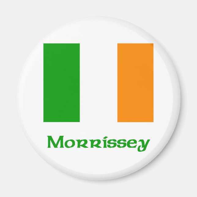 Imán Bandera irlandesa Morrissey (Frente)