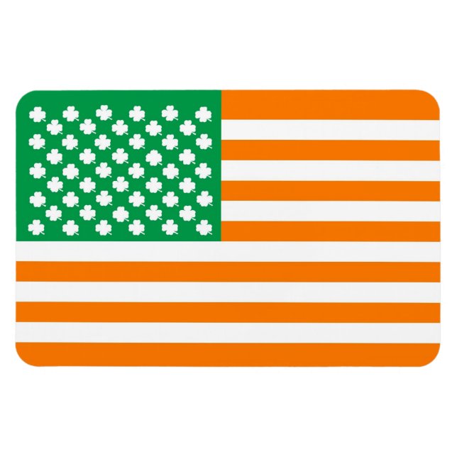 Imán Bandera irlandesa norteamericana (Horizontal)