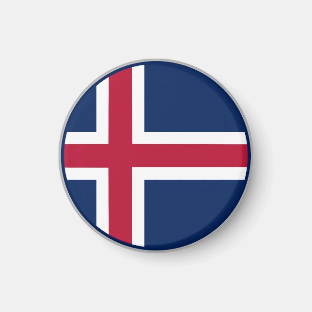 Imán Bandera islandesa (Frente)