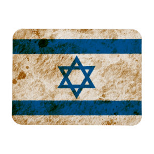 Imán Bandera israelí rugosa