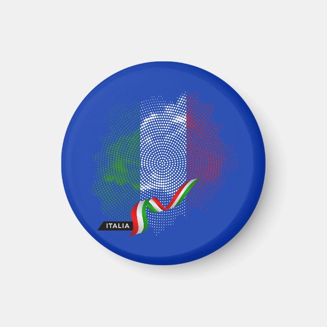 Imán bandera italiana (Frente)