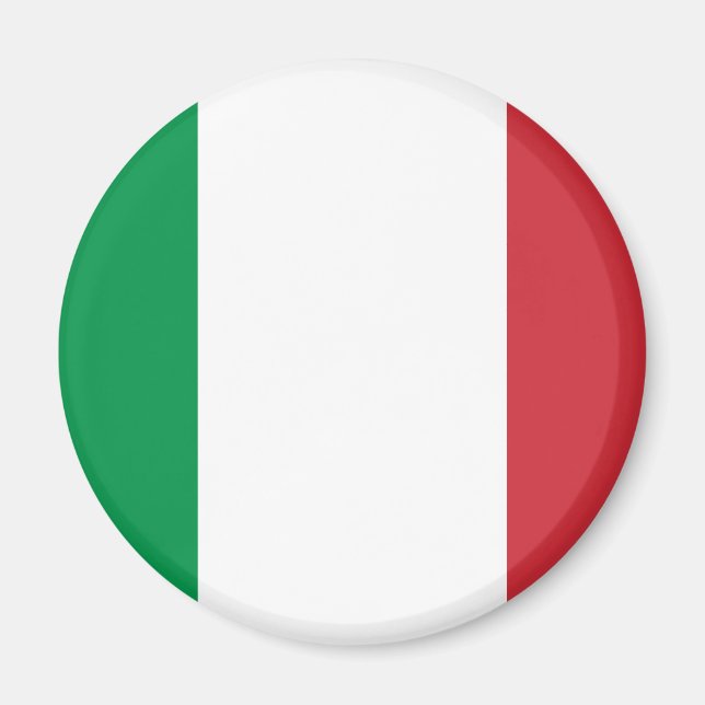 Imán Bandera italiana - Bandera de Italia - Italia (Frente)