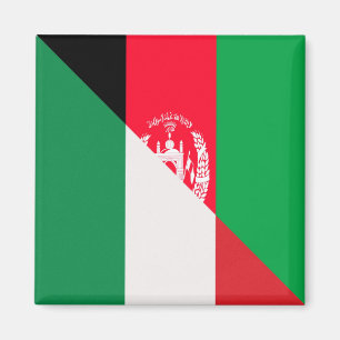 Imán Bandera italiana de Afganistán Bandera media afg
