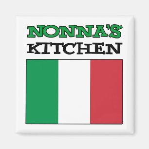 Imán Bandera italiana de la cocina de Nonna