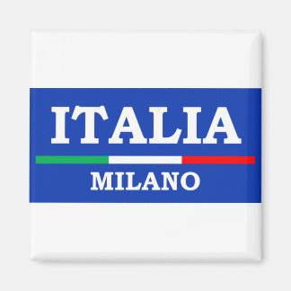 Imán Bandera italiana de Milano Italia Azzurri