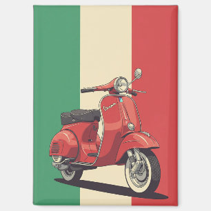 Imán Bandera italiana de Vespa