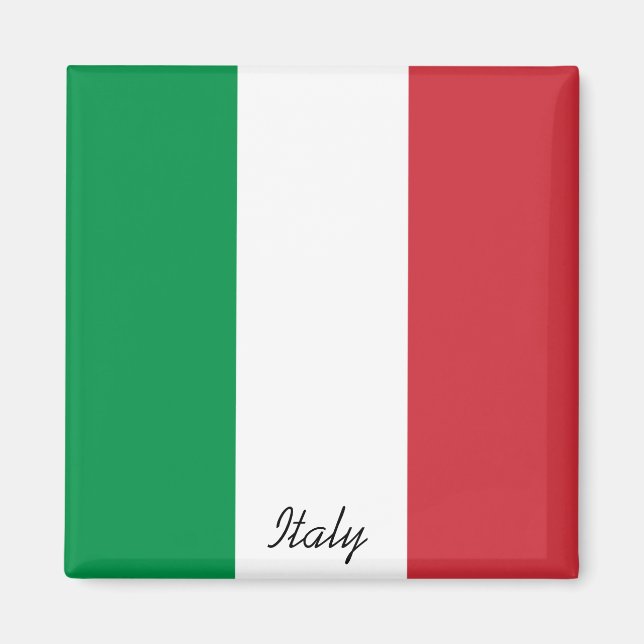 Imán Bandera italiana (Italia) (Frente)