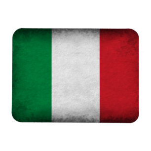 Imán Bandera italiana ondulada