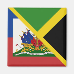 Imán Bandera jamaiquina haitiana Media Jamaica Haití