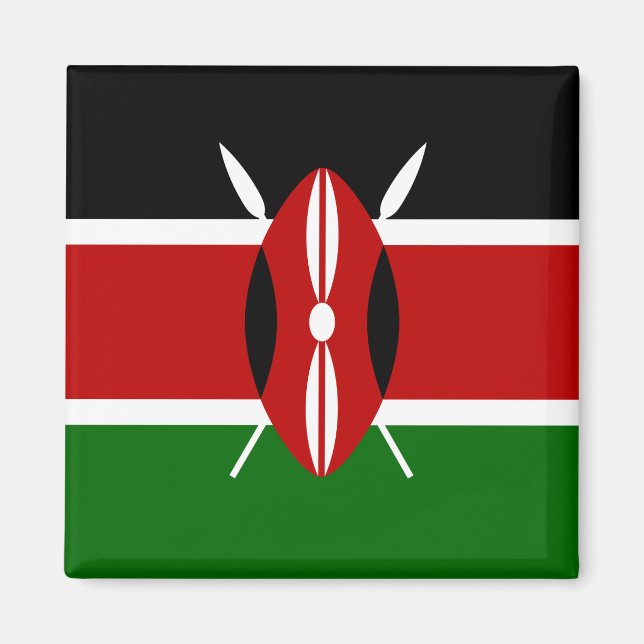 Imán Bandera keniana (Kenya) (Frente)