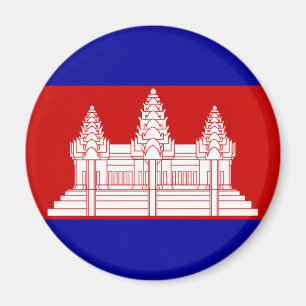 Imán Bandera KH de Camboya