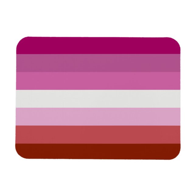 Imán Bandera lesbiana (Horizontal)