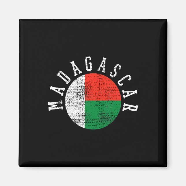 Imán Bandera malgache (Frente)