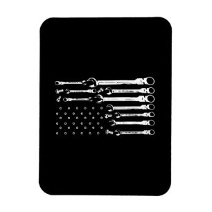Imán Bandera Mecánica Mecánica Americana Bandera Patrió