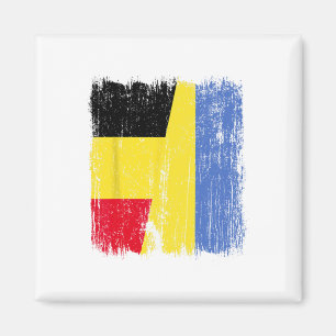 Imán Bandera media de Bélgica Ucrania Herencia belga uc