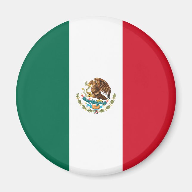 Imán Bandera Mexicana (Frente)