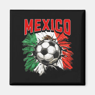 Imán bandera mexicana fútbol orgullo méxico futbol fami
