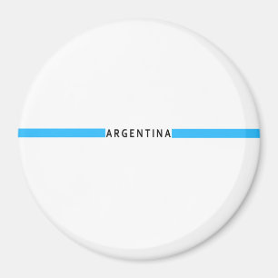 Imán Bandera minimalista argentina