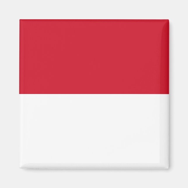 Imán Bandera Mundial de Mónaco (Frente)