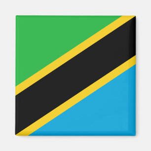 Imán Bandera mundial de Tanzania