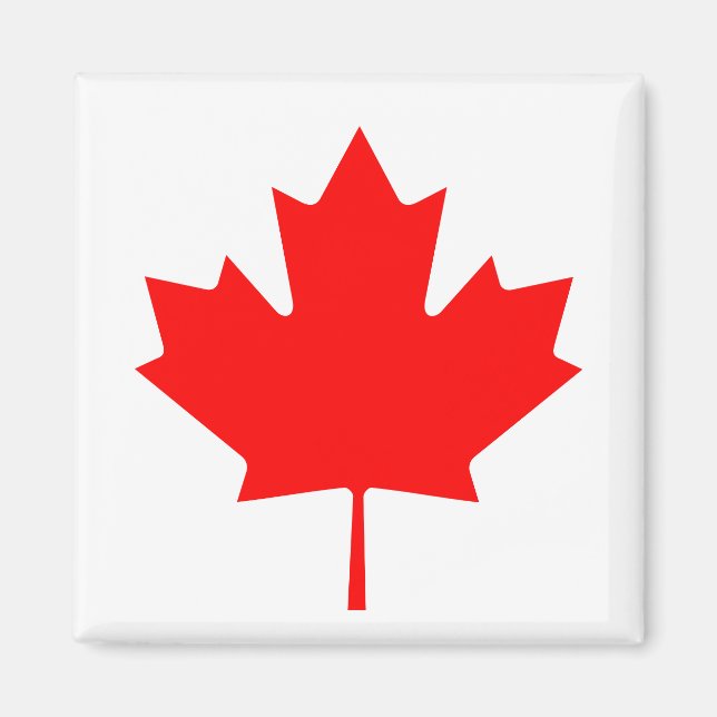 Imán Bandera mundial nacional de Canadá (Frente)