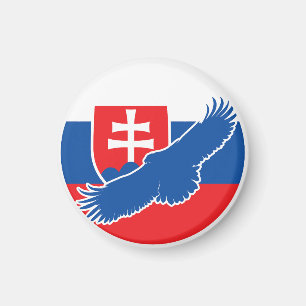 Imán Bandera nacional de animales de Eslovaquia Águila 