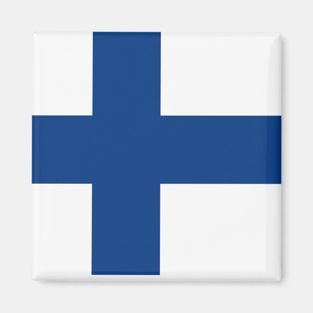Imán Bandera nacional de Finlandia (Frente)