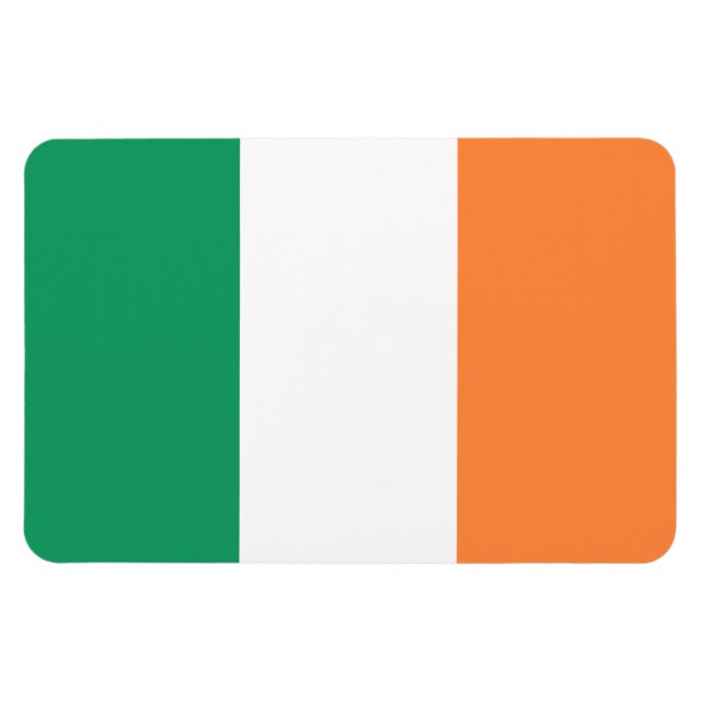 Imán Bandera nacional de Irlanda, norma irlandesa, cart (Horizontal)