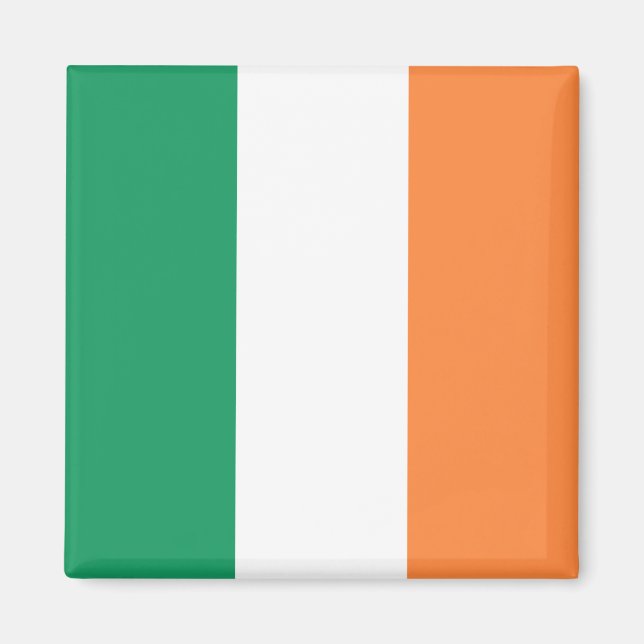 Imán Bandera nacional de Irlanda, norma irlandesa, cart (Frente)