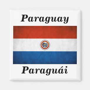 Imán Bandera Nacional de Paraguay