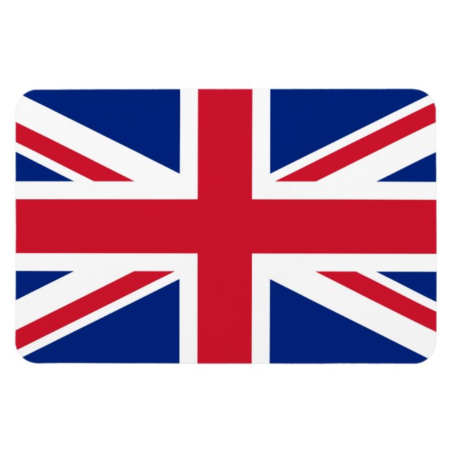 Imán Bandera nacional de Union Jack del Reino Unido Ing (Horizontal)