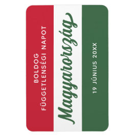 Imán Bandera nacional del Día de la Independencia de Hu