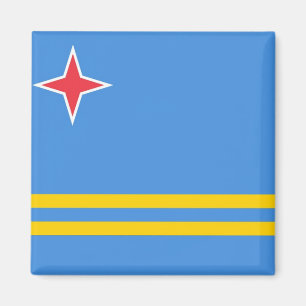 Imán Bandera nacional del mundo de Aruba