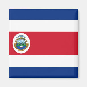 Imán Bandera nacional del mundo de Costa Rica