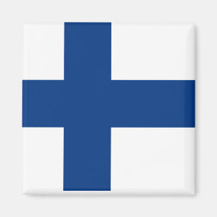 Imán Bandera nacional del mundo de Finlandia