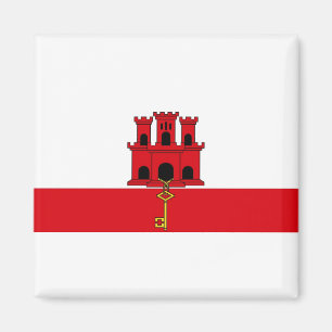 Imán Bandera nacional del mundo de Gibraltar