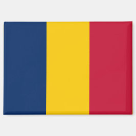 Imán Bandera nacional del Rectángulo del Chad