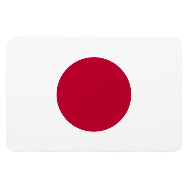 Imán Bandera nacional japonesa Nisshoki (Horizontal)