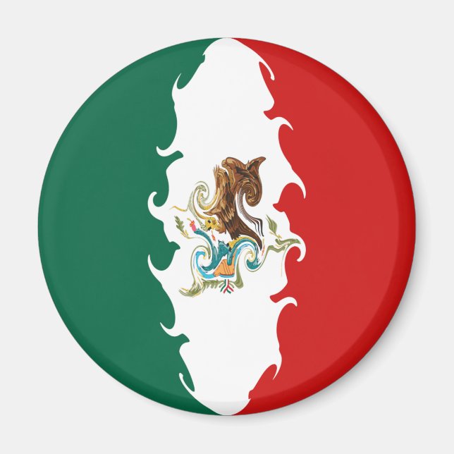 Imán Bandera nativa de México (Frente)