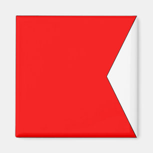 Imán Bandera Náutica "B" Bravo Magnet
