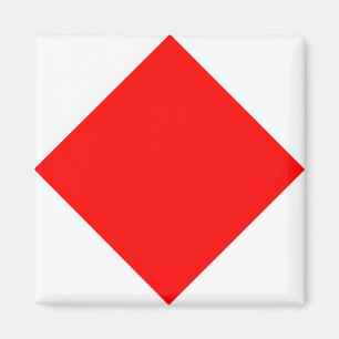 Imán Bandera Náutica "F" Foxtrot Magnet