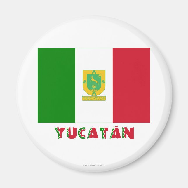 Imán Bandera no oficial de Yucatán (Frente)