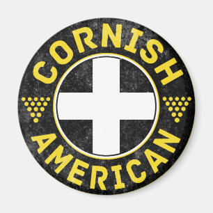 Imán Bandera norteamericana de Cornish