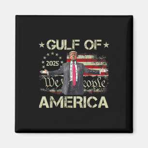 Imán Bandera Norteamericana Trump Del Golfo De Estados 