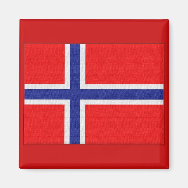 Imán Bandera noruega (Frente)